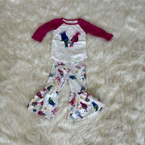 Trolls Toddler 12-18 months Top‎ & Bell Bottom Pants Multicolor Casual Set